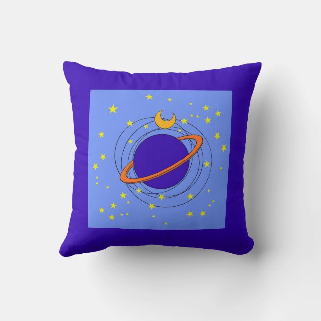 Planet Kissen (Rückseite)