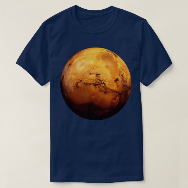 Planet Mars  Astronomy Space Science  T-Shirt (Design vorne)