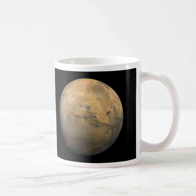 Planet-Mars im Sonnensystem der NASA Kaffeetasse (Rechts)