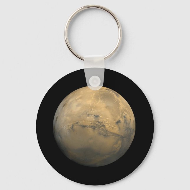 Planet-Mars im Sonnensystem der NASA Schlüsselanhänger (Vorderseite)