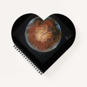 Planet Mars Notizbuch