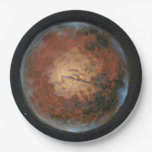 Planet Mars Pappteller
