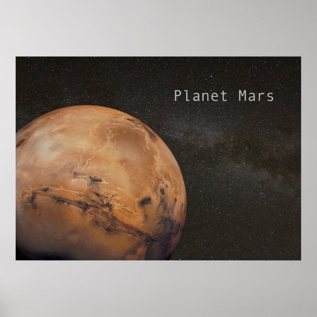 Planet Mars Poster (Vorne)