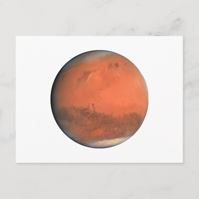 PLANET MARS true color natural (solar system) ~~ Postkarte (Vorderseite)