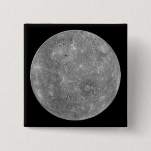 Planet Mercury Button
