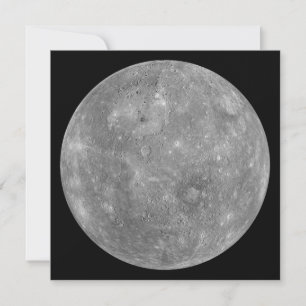 Planet Mercury Karte
