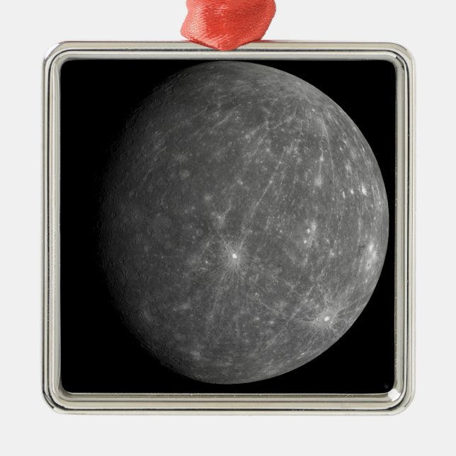 Planet Mercury Ornament Aus Metall (Vorne)