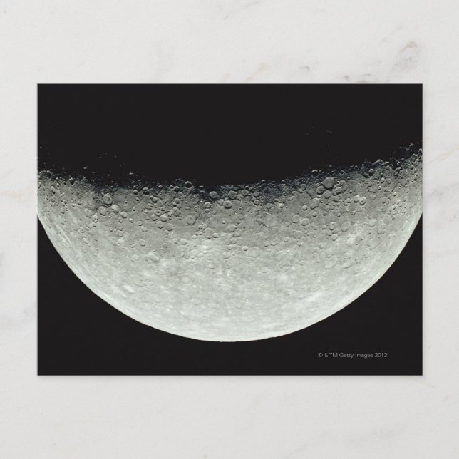 Planet Mercury Postkarte (Vorderseite)