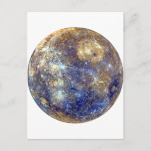 PLANET MERCURY v2 (Sonnensystem) ~ Postkarte