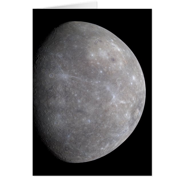 Planet Merkur im Weltraum (Vorne)
