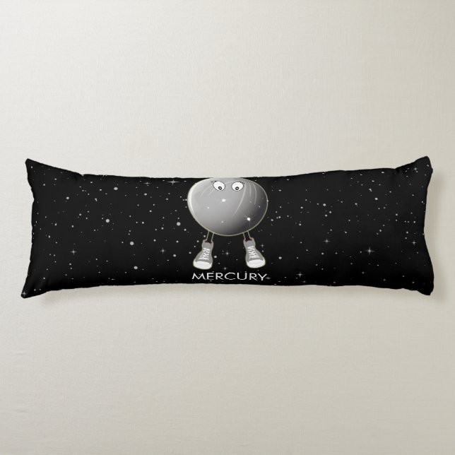 Planet Merkur & Stars Seitenschläferkissen (Vorderseite)