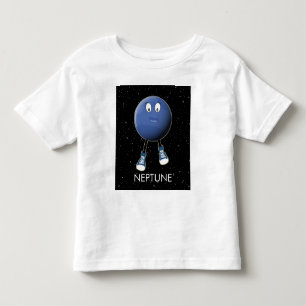 Planet Neptune & Stars Kleinkind T-shirt