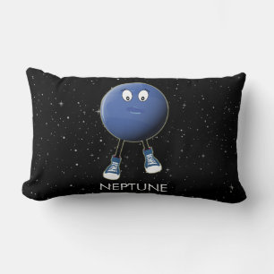 Planet Neptune & Stars Lendenkissen
