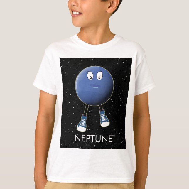 Planet Neptune & Stars T-Shirt (Vorderseite)
