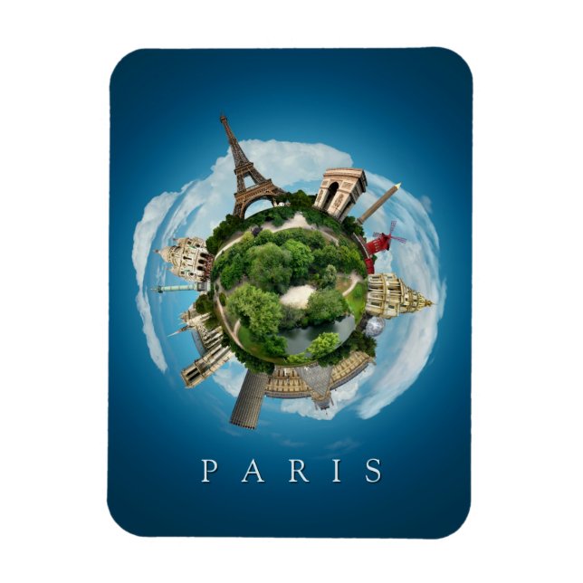 Planet Paris Magnet (Vertikal)
