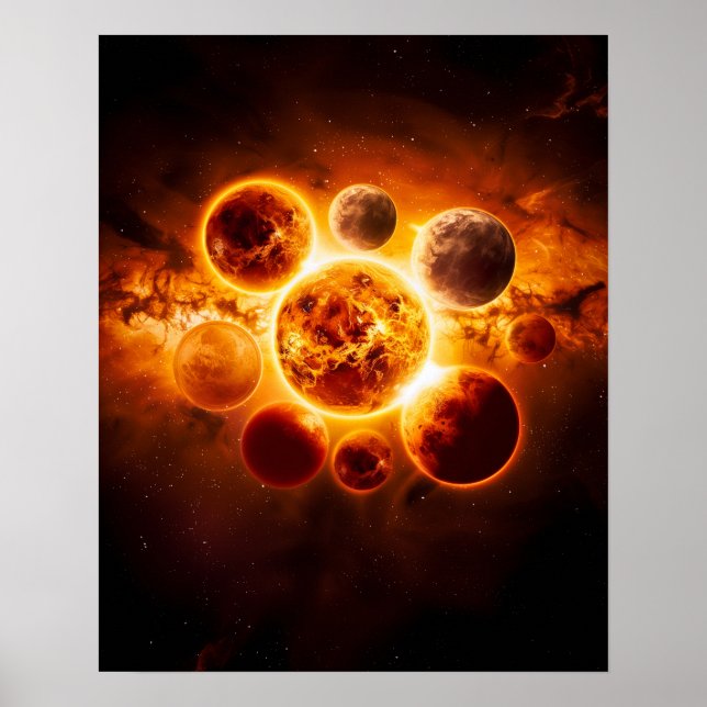 Planet-Party Poster (Vorne)