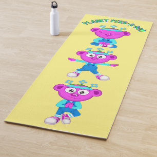 Planet PeekABoo Mindful Kids Yoga Mat Yogamatte