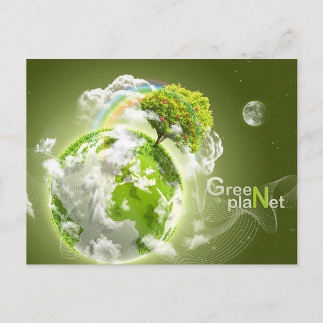 Planet Postkarte (Vorderseite)