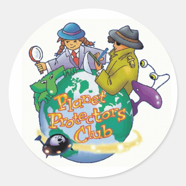 Planet Protector Kids Club Aufkleber (Vorderseite)