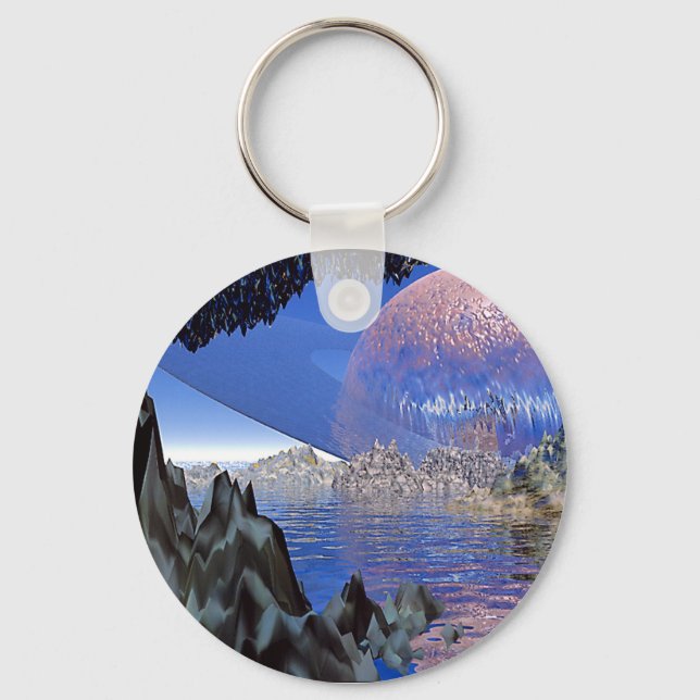 Planet Rising Schlüsselanhänger (Vorderseite)