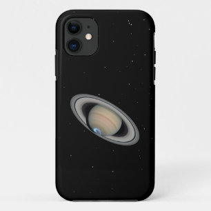 Planet Saturn Aurora und Rings Starry Stky Case-Mate iPhone Hülle