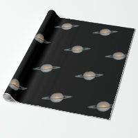 Planet Saturn mit Ringmuster