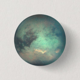 Planet Saturn Mondtian Button