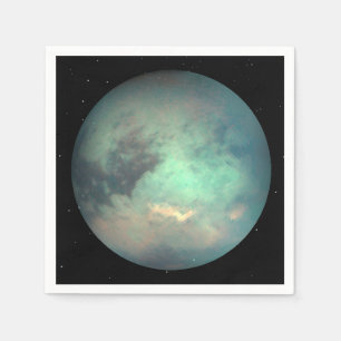 Planet Saturn Mondtian Serviette