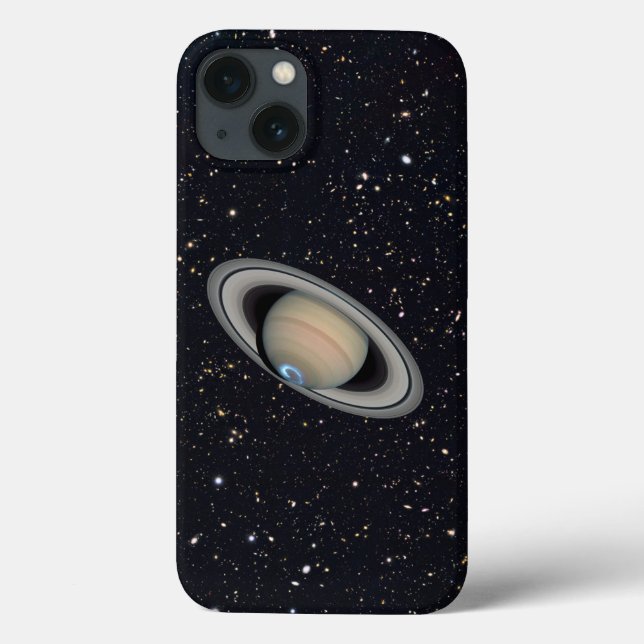 Planet Saturn Starry Sky Case-Mate iPhone Hülle (Rückseite)