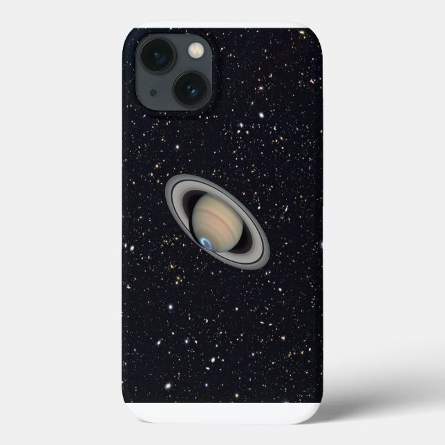 Planet Saturn Sternenhimmel Case-Mate iPhone Hülle (Rückseite)