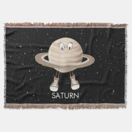 Planet Saturn und Sterne Decke