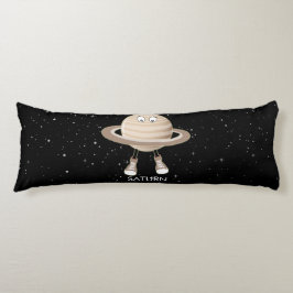 Planet Saturn und Sterne Seitenschläferkissen