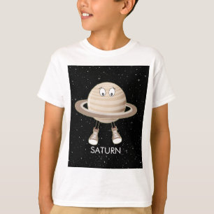 Planet Saturn und Sterne T-Shirt