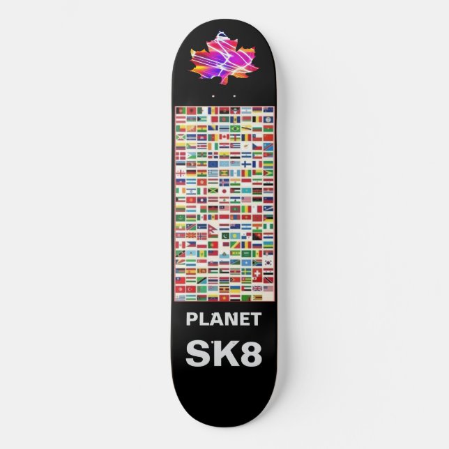 PLANET SK8 SKATEBOARD (Vorderseite)