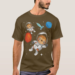 Planet Space Travel Zoo Tierastronaut Sl T-Shirt