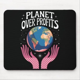 Planet Über Profite Erde Klimawandel Ist Real T Mousepad