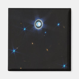Planet Uranus mit Rings and Moons JWST-Bild Magnet