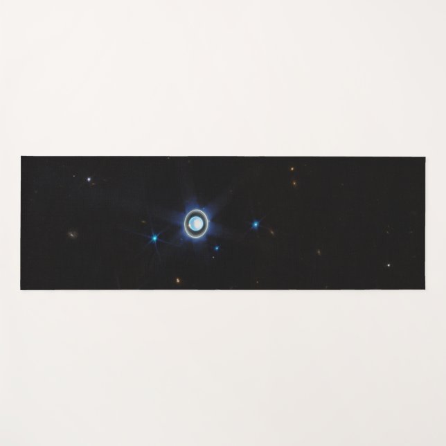 Planet Uranus mit Rings and Moons JWST-Bild Yogamatte (Vorderseite (Horizontal))