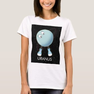Planet Uranus & Sterne T-Shirt