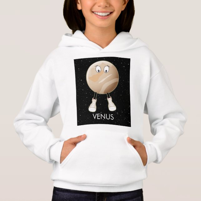 Planet Venus & Stars Hoodie (Vorderseite)