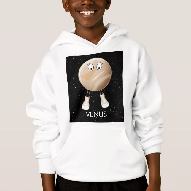 Planet Venus & Stars Hoodie (Vorderseite)