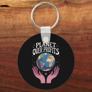 Planet vor Profit Die Erderwärmung ist real  Schlüsselanhänger