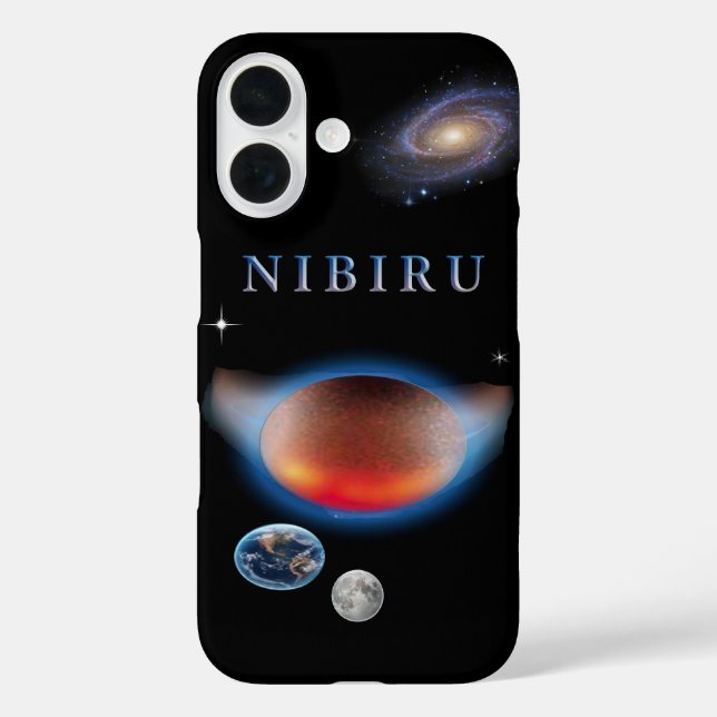 Planet X Nibiru iPhone 16 Hülle (Rückseite)