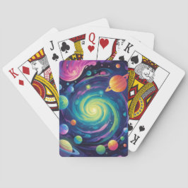 Planetäre Drehkreuze Spielkarten