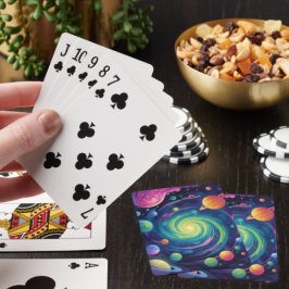 Planetäre Drehkreuze Spielkarten