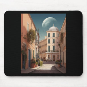 Planetäre Schatten Eine surreale europäische Fluch Mousepad