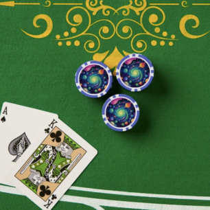 Planetarer Pokerchip Pokerchips