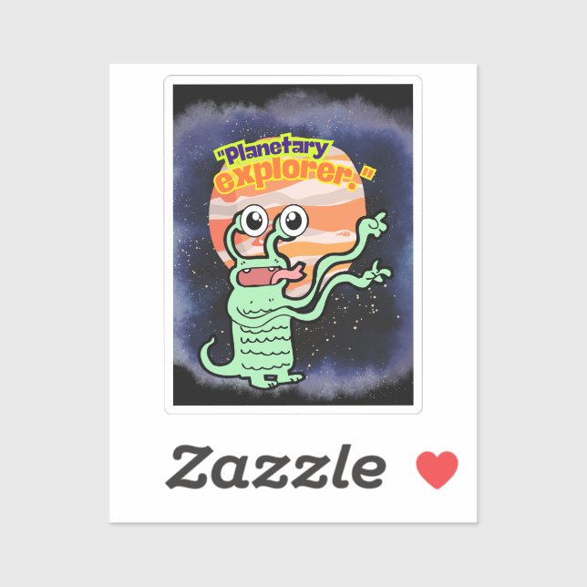 PLANETÄREXPLORER AUFKLEBER (Blatt)
