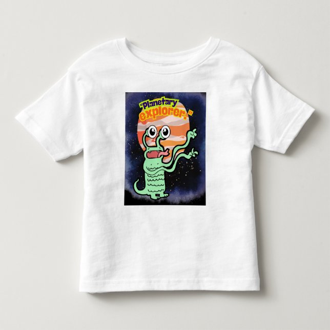 PLANETÄREXPLORER KLEINKIND T-SHIRT (Vorderseite)
