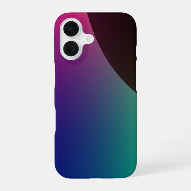 Planetarische Aurora iPhone 16 Hülle (Rückseite)